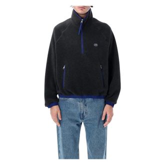 Ami Vareuse con media cremallera y detalle de nailon - Sport - Hombre - Gris - XL