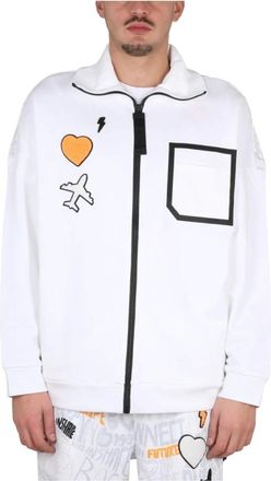 HUGO BOSS Heren, Sweatshirts & Hoodies, Wit, Maat: XL Katoen