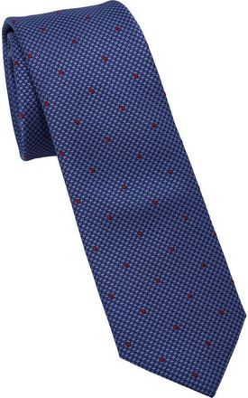 Ben Sherman Dot Print Tie in Navy/Burgundy at Nordstrom Rack
