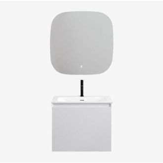 Sklum Sklum - Conjunto De Mueble De Ba&ntilde;o En Madera Con Lavabo Integrado Macrae