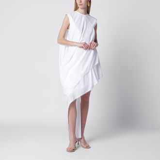 Jacquemus White asymmetric cotton dress