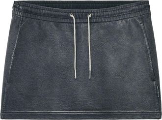 Alexander Wang drawstring-waist mini skirt - Grey