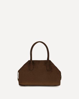Themoir&egrave; Borsa Shopping Talia Trank media in suede effetto coccodrillo Woman UNI