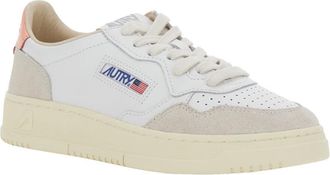 Autry Womens Sneakers Medalist Low White Leather Cow Trainers