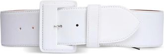 Maison Vaincourt La Merveilleuse leather belt - White