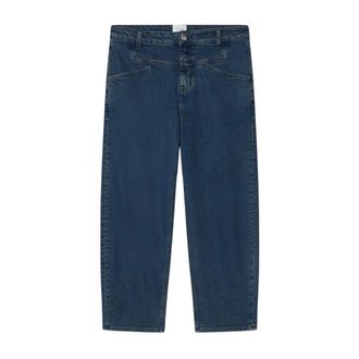 Closed Closed, Cropped Jeans, female, Blue, Size: W29 Relaxed Jeans - Stover-X