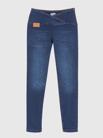 Casual Looks Bequeme Jeans CASUAL LOOKS, Damen, Gr. 195, Extrakurzgr&ouml;ssen, blau (blau, stone, washed), 81% Baumwolle, 17% Polyester, 2% Elasthan, unifarben, lang, 