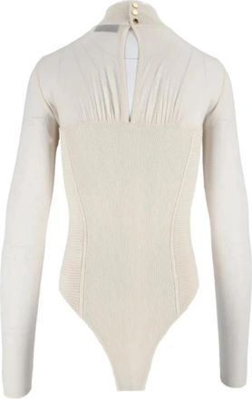 Elisabetta Franchi Body Tricot - Dames - Bodies - Beige - XS - Tops