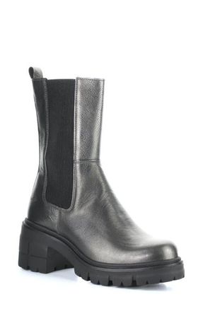 Bos. & Co. Brunas Waterproof Chelsea Boot in Steel/Black at Nordstrom, Size 6-6.5Us