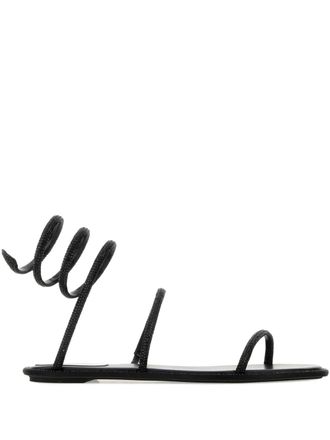 Rene Caovilla embellished sandals - Black