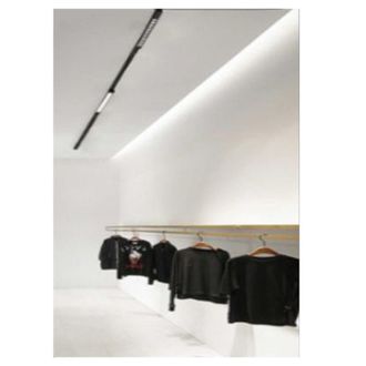 Trade Shop Trade Shop Traesio - Trade Shop - Faretto Orientabile Binario 26 W 12led Bianco Nero Luce 3000k 6500k 4000k Pst-47 - Negro