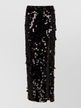 P.A.R.O.S.H. sequin fitted skirt