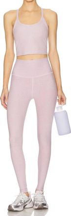 Beyond Yoga Spacedye Caught In The Midi Legging In Blush