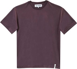 Sunnei Klassiek T-shirt - Heren - T-shirts - Bruin - M - Katoen - Tops