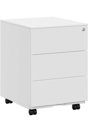 Boxxx Rollcontainer, Wei&szlig;, Metall, 3 Schublade(n) Schubladen, 39x55x45 cm, Typenauswahl, Beim&ouml;bel erh&auml;ltlich, B&uuml;rom&ouml;bel, B&uuml;rom&ouml;bel-Sets & B&uuml;rom&ouml;bel-Serien, 