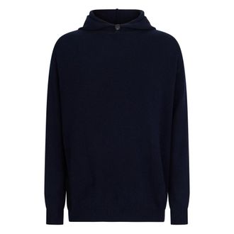 Malo Heren, Sweatshirts & Hoodies, Blauw, Maat: XL Kasjmier