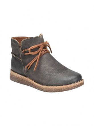 Born Womens Calyn Booties In Dark Grey