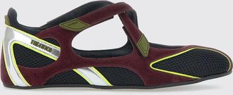 The Attico Ballerina Floor 001 The Attico in camoscio e mesh