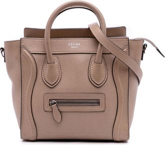 Celine Borsa tote Nano Luggage in pelle 2013 - Marrone