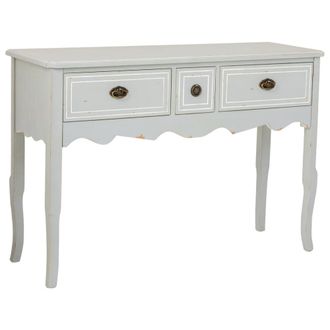 Wanderlust Deco Recibidor de madera con 3 cajones 120x40x82,5h cm