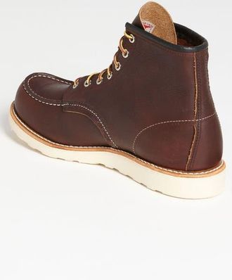 Red Wing Shoes 6 Inch Moc Toe Boot in Brown Leather at Nordstrom, Size 10.5