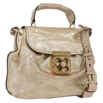 Chlo&eacute; Pre-owned Handbags, female, Yellow, Size: ONE SIZE Pre-owned Hand Bag
