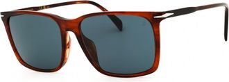 David Beckham DB 1145/G/S 0EX4 KU Brown Horn/Blue