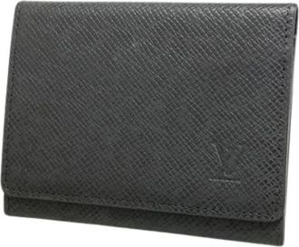 Louis Vuitton Pre-owned Wallets, male, Black, Size: ONE SIZE Pre-owned Card Case