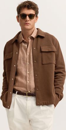 Bugatti Sweatjacke BUGATTI Modern Fit, Herren, Gr. 4XL, 70, braun, Sweatware, 79% Baumwolle, 21% Polyester, unifarben, normal, Sweatjacken Sweatjacke, mit Dru