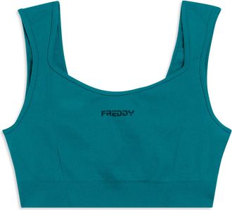 Freddy Top sportivo seamless con scollo a cuore e supporto leggero
