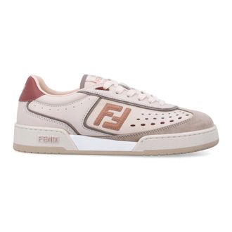 Fendi Schoenen, Dames, Roze, 37 EU, Leer, Match Sneakers