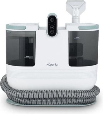 H.Koenig Hkoenig - Limpiador De Tejidos Agua Caliente Twt88 - 1600 Ml - 290 Ml/min - 1200 W - Blanco
