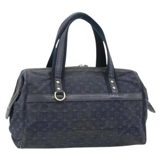 Louis Vuitton Pre-owned Handbags, female, Blue, Size: ONE SIZE Pre-owned Monogram Mini Canvas Hand Bag