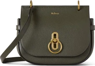 Mulberry Small Amberley Leather Satchel in Juniper Green at Nordstrom