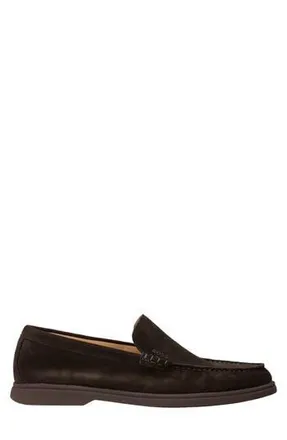BOSS Sienne Moc Toe Loafer in Dark Brown at Nordstrom Rack, Size 11Us / 10Uk