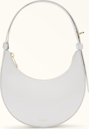 Furla Delizia Borsa Mini Talco H Bianco Pelle Di Vitello Morbida Donna