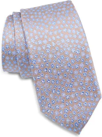 Nordstrom Adantee Floral Silk Tie in Taupe at Nordstrom