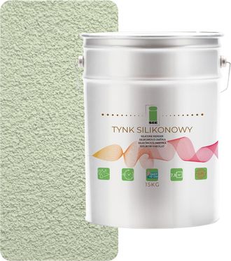 OEM Yeso De Silicona Para Fachadas, Verde Pistacho Claro, 1,5 Mm, Calidad Premium, 15 Kg