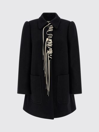 Dries Van Noten Cappotto Dries Van Noten in misto lana con fettucce intrecciate