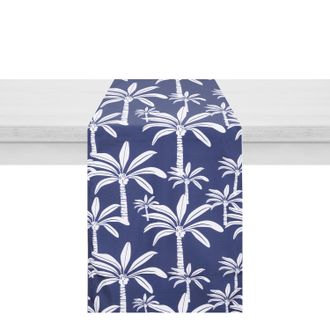 KASANOVA Runner da esterno 40x130 cm palme blu