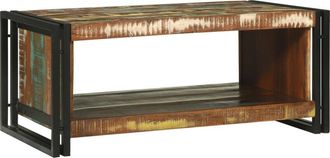 vidaXL Coffee Table Brown 90 x 50 x 38 cm Solid reclaimed wood Vidaxl
