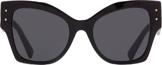 Dolce & Gabbana Dark Grey Butterfly Ladies Sunglasses DG4478 501/87 53
