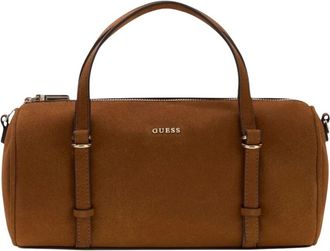 Guess Taylor Mini Barrel Satchel - Dames - Handtassen - Bruin - ONE Size - Tassen