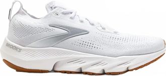 Brooks Womens Glycerin Flex Running Shoe In White/black/gum