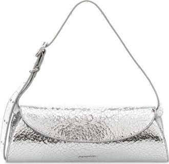 Jil Sander Silver Cannolo Small Shoulder Bag