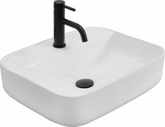 Rea lavabo sobre encimera martina blanco