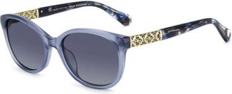 Kate Spade New York Geneva 2/G/S Asian Fit PJP/9O Womens Sunglasses Blue Size 53