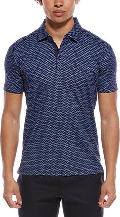 Raffi Jacquard Printed Polo Shirt