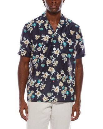 Isaia Silk-Blend Sport Shirt