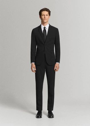 Mango Pantaloni completo Par&iacute;s super slim-fit nero - Uomo - 42 - MANGO MAN
